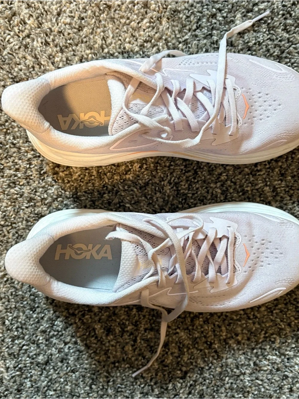 Hoka Clifton 10 Women's Lilac Cream / Tangerine Glow